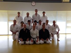 With Mario sensei's students. What a great group!
